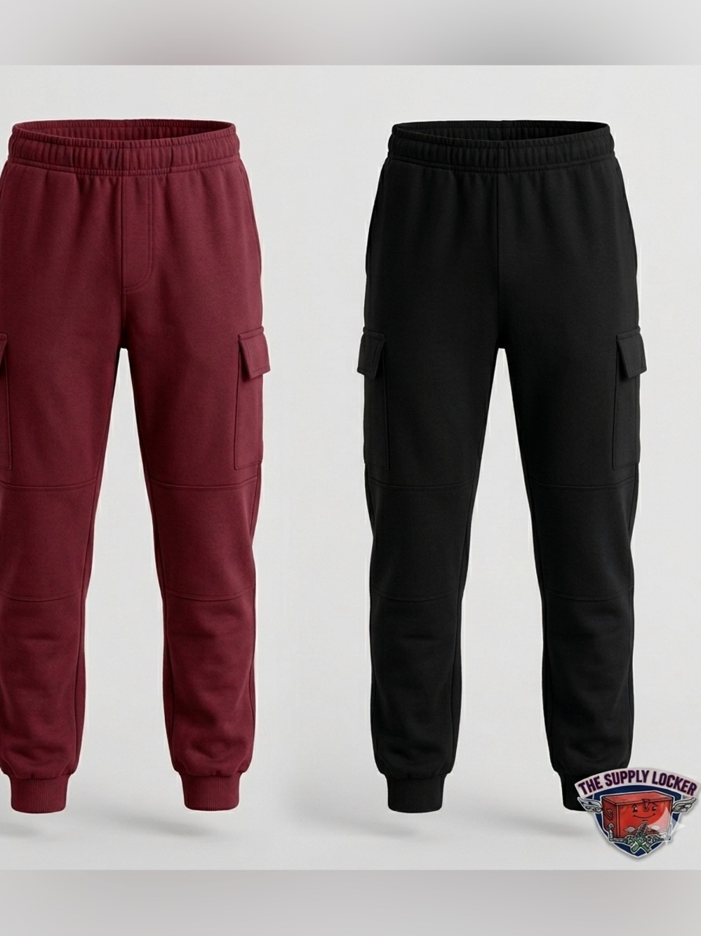 RBX Active Girls Cargo Jogger Sweatpants 2 Pack Small 7/8 Hawthorn Black NWT